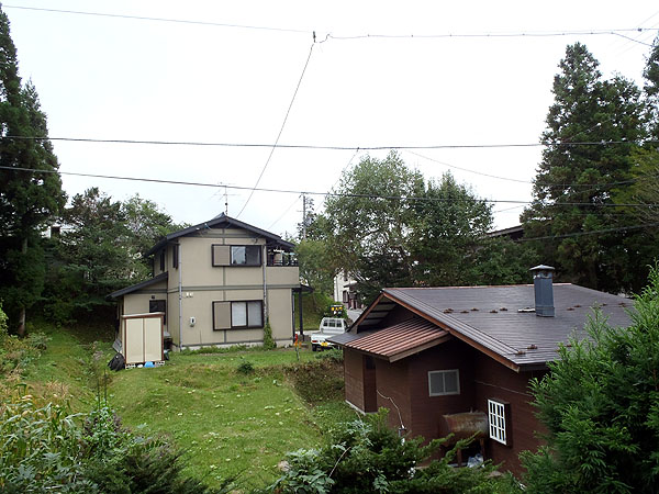 戸隠高原横倉ＹＨの部屋からの景色